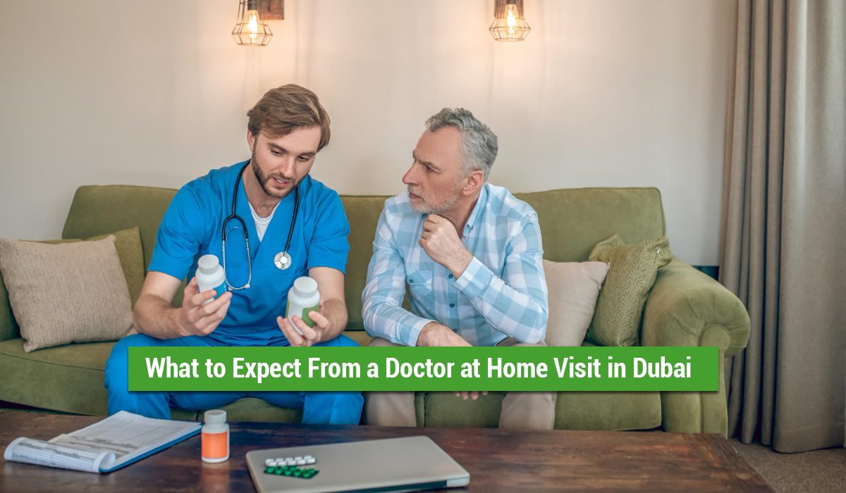 Doctor at home visit in Dubai